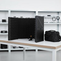 Folding Audio Pickup Barrier Foldable Audio Pickup Isolation Barrier Adjustable