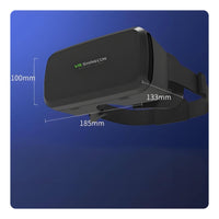3D VR Headset with Controller Head Mounted Display Comfortable Wear for Gamers
