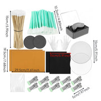 320 Pieces Card Restoration Kit LED Magnifier Collector Card Maintenance Kit
