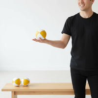 3 Pieces Stage Juggling Balls High Rebound Fill Practice Juggling Balls