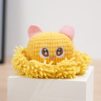 Shaggy Tentacled Stuffed Dangling Tentacles Stuffed Creature Yellow