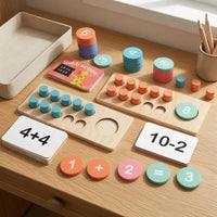 Ten-Frame Counting Toy Sturdy Counting and Math Set Place Value for Children
