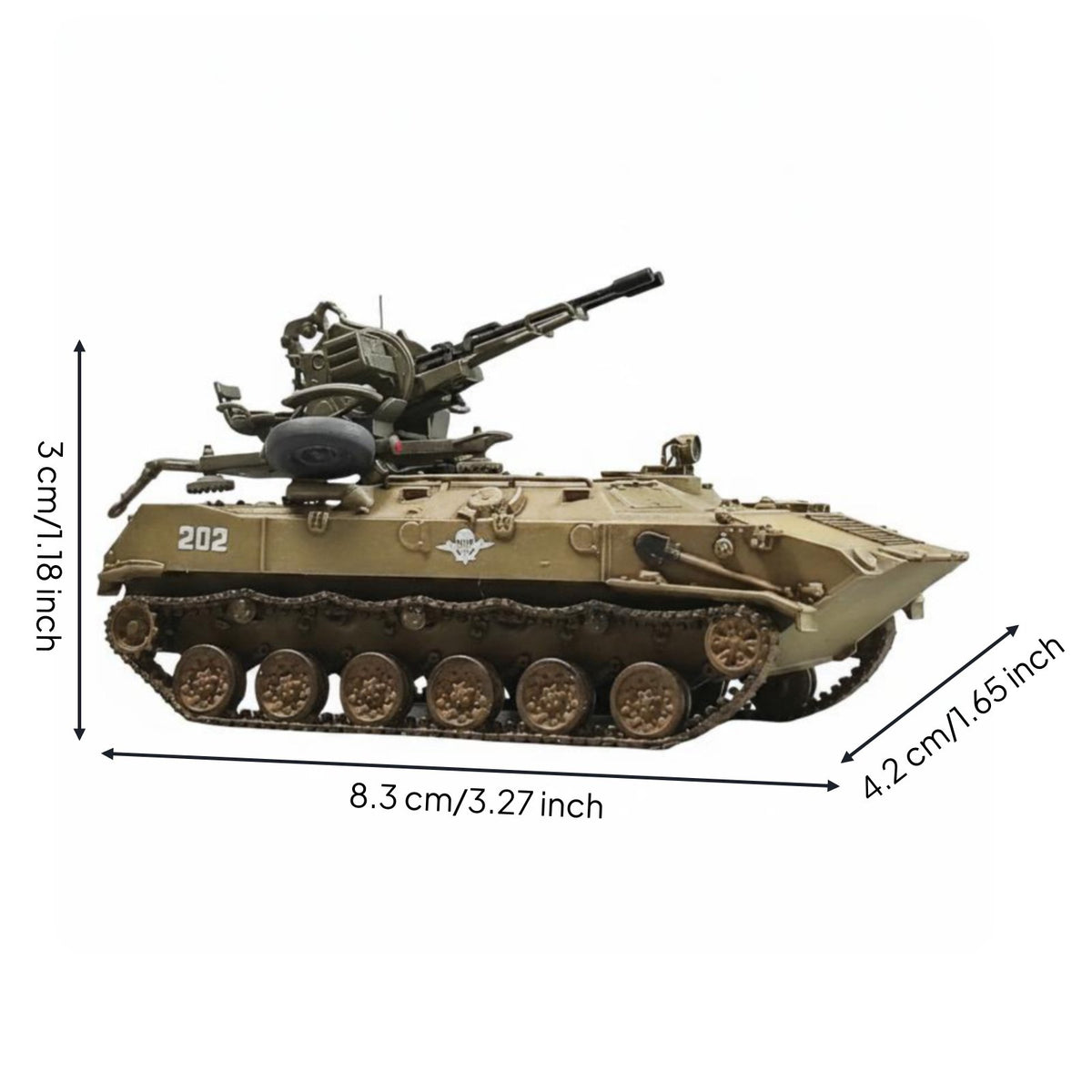 1/72 Russian Armored Personnel Carrier Model Realistic Detailing Armored