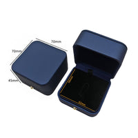 PU Leather Pin Box Elegant Design Commemorative Numismatic Display Case Secure Clasp Brooch Storage Box for Gift