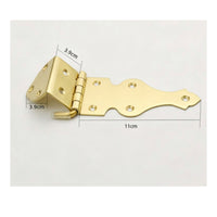 Triangular Piano Hinge Central Hinge Pin Barrel Piano Lid Hinge Metal