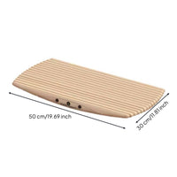 Wooden Wobble Board Sturdy Foot Massage Board Non-Slip for Home