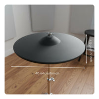 Electronic Ride crashing Cymbal Construction Electronic Drum Cymbal Pad low type profile Design