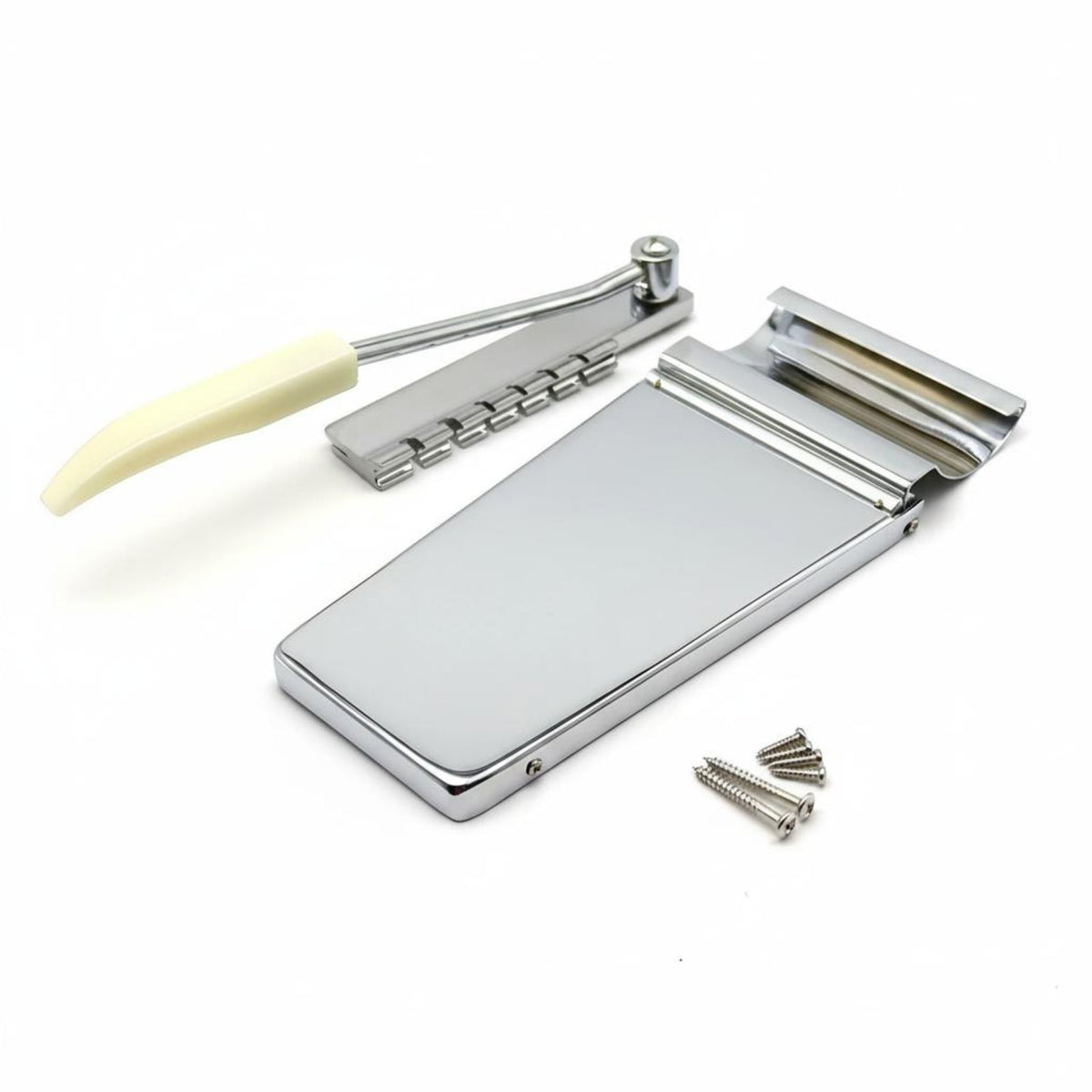 Vibrola Tailpiece Solid Brass Guitar Tone Modulation Bridge Stays in Tune