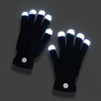 Flashing Finger Light Gloves Hidden Battery Pack LED Light up Gloves Fun Gift