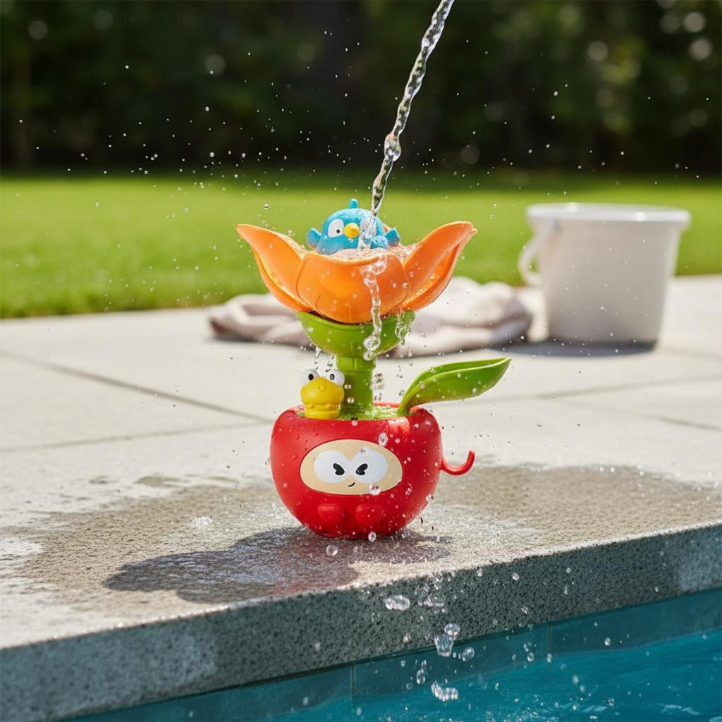 Flower Bath Toy Interactive Bath Water Spray Toy No Batteries Needed