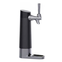 Vibrational Beer Frother Single-Button Foam Machine Compact Drink Accessory for Party