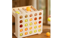 Wooden Rebound Ball Game Interactive Bouncing Ball Game Skill-Based for Children