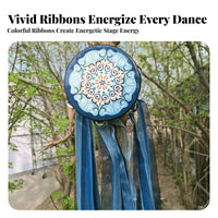 Streamer Frame Drum Long Ribbons Tambourine Lightweight for live performances, artists