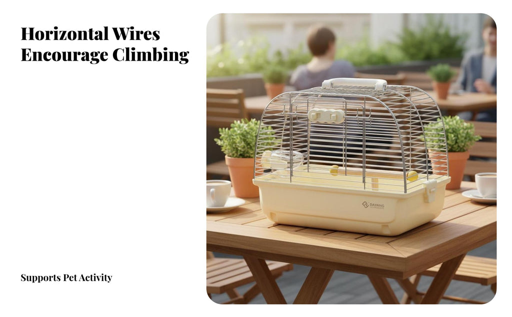 Parrot Outing Enclosure Sturdy Portable Bird Travel Enclosure Deep Base Tray