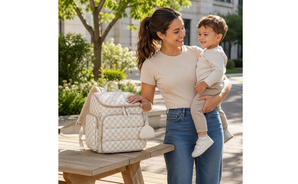 Diaper Backpack Insulated Diaper Bag Backpack Organized Compartments
