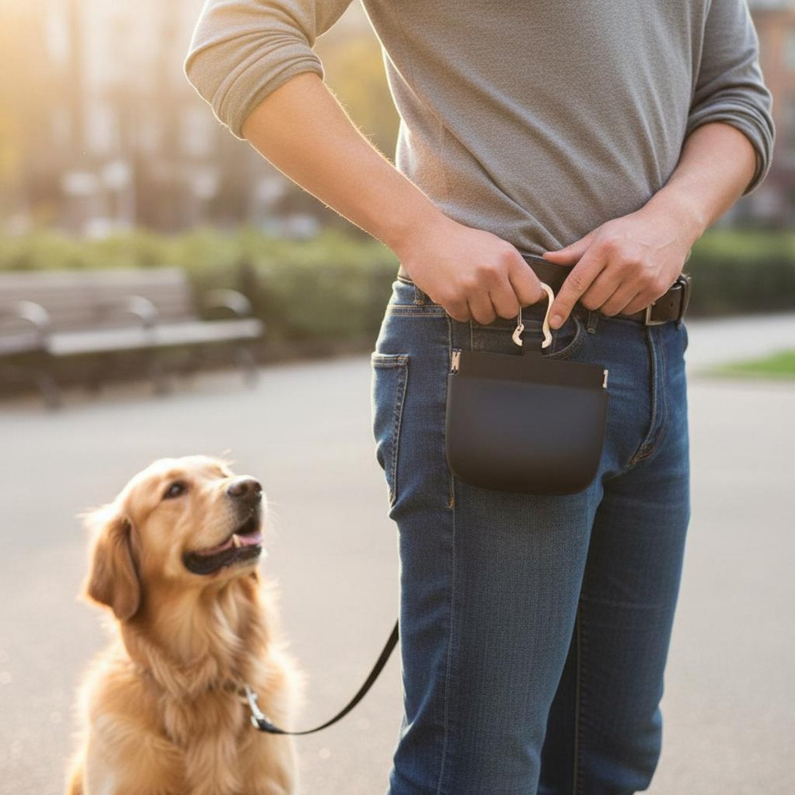 Pet Training Pouch Long-Lasting Dog Treat Bag Waterproof for Outdoor