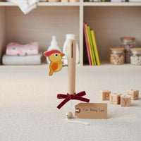 Bird Chime Early Education Wooden Bird Chime Natural Wood for Children
