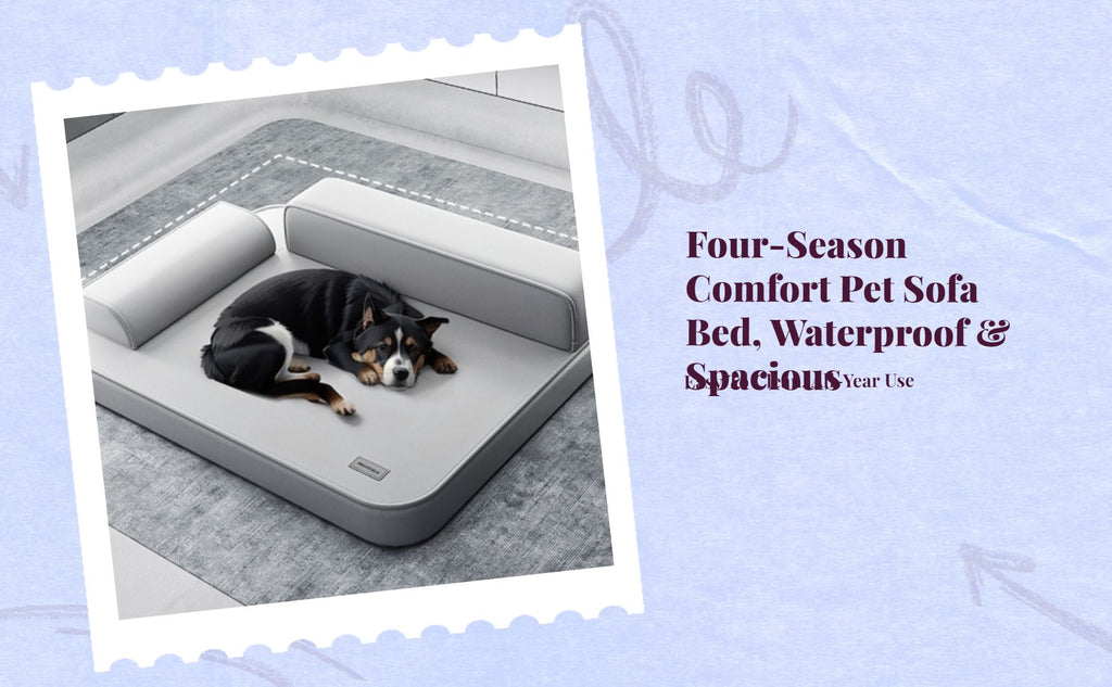 Orthopedic waterproof dog bed