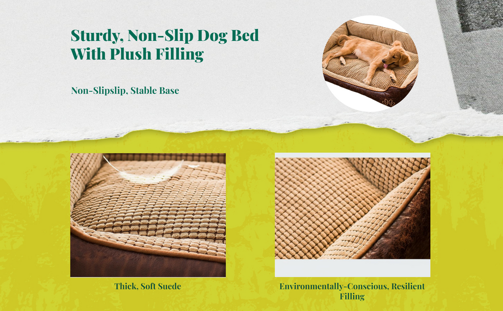 Orthopedic dog bed, removable cover