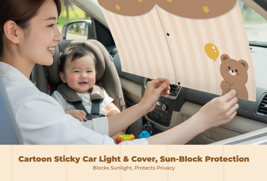 Car window privacy screen, stylish retractable screen, sun protection, privacy, heat insulation, side window shade for infants, universal fit.