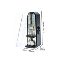 Mini Mechanical Metronome Clear Scale Wind up Beat Timer Long-Lasting