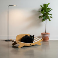 Cardboard Cat Scratcher Sofa Cat Scratching Sofa Bed Stable Base Pet Accessory for Indoor