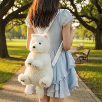 West Highland White Terrier Stuffed Cute Westie Stuffed Creature Ultra-Soft