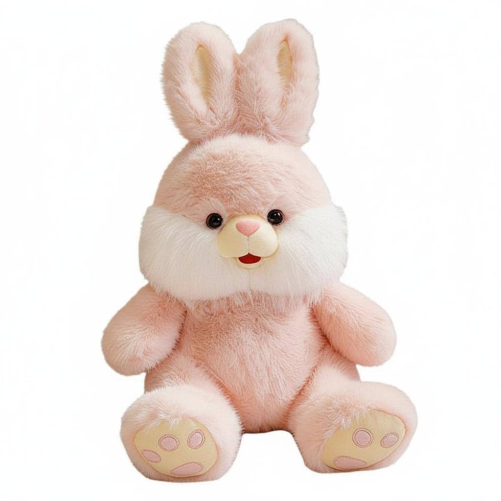 Long Ear Rabbit Plushie Cute Design Soft Rabbit Toy PP Cotton Filled for Girls