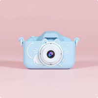 Double Lens Kids Camera Game Function Children's Digital Camera Silicone Case Kids Portable Video Device