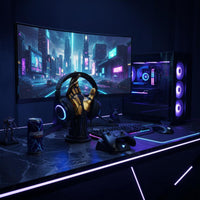 Robotic Hand Headphone Stand Sturdy and Stable Base for Game Room