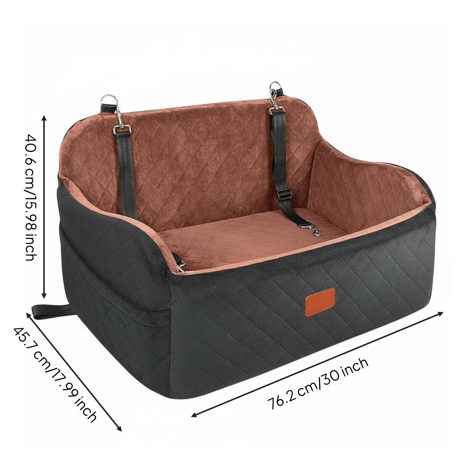 Dog Soft Textile Car Dog Bed Firm Sponge Travel Companion for Dogs