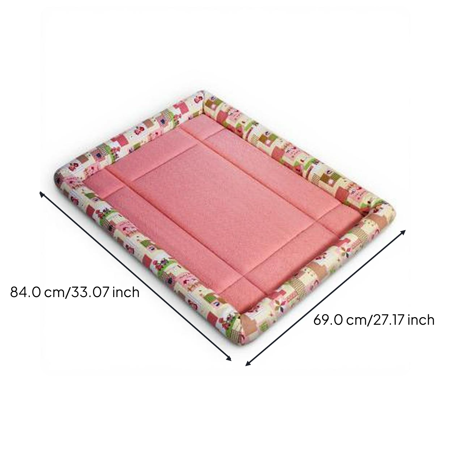 Ultra-Soft Dog Bed, Plush Non-Slip Kennel Mat, Calming