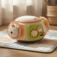 Six-Sided Activity Toy Interactive Music Drum Cube Educational for Infants