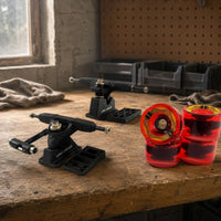 Board-Surfing Skateboard Truck Bracket Kit Axle Shafts Front and Rear Bracket
