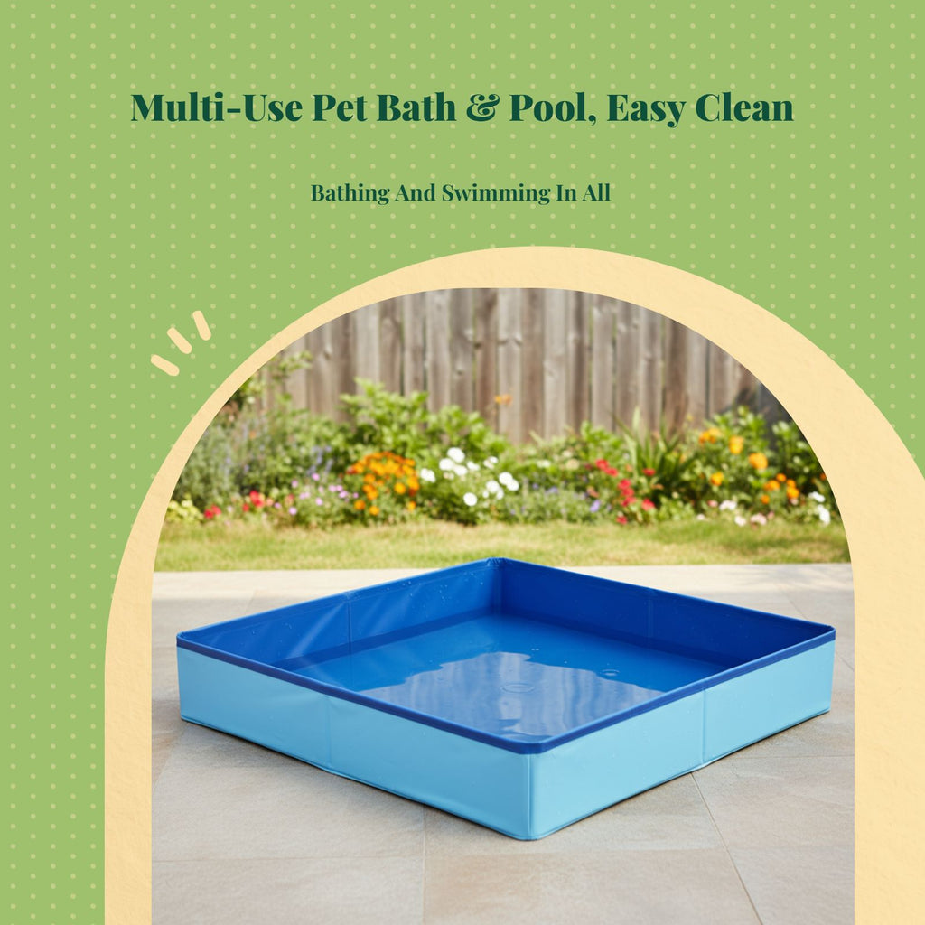 Leakproof foldable dog pool
