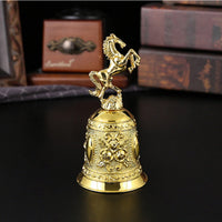 Horse Top Bell European Design Home Decor Rounded Base for Call