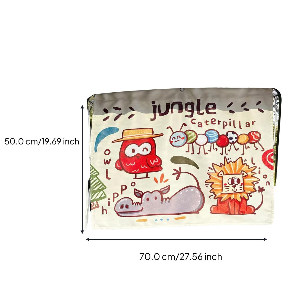 Car sun and shade Screen, Retractable Suction Holder, Sun Protection, Cartoon Design, Side Window Sun Block for Children, Infants, Passengers