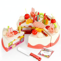 Pretend Birthday Cake Set Cuttable Slices Pretend Birthday Cake Realistic Design
