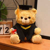 Graduation Teddy Bear Yellow Tassel Stuffed Creature Cuddly