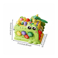 Pound and Play Bench Colorful Peg Hammer Toy Rounded Edges for Children