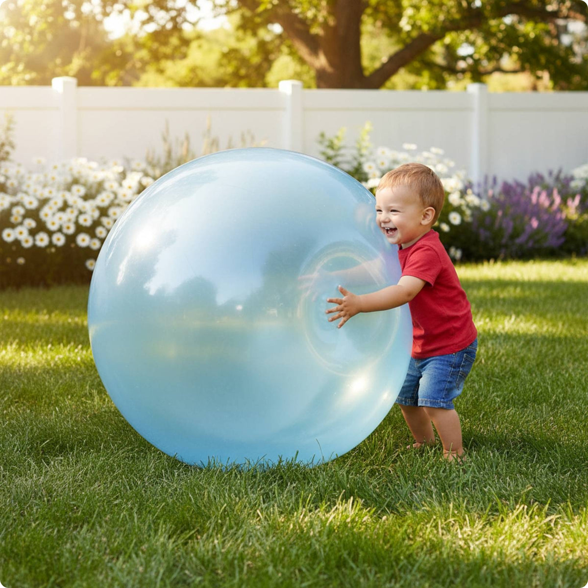 Inflatable Water Ball Fun Outdoor Play Water Balloon Tear-Resistant for Garden