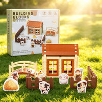 Mortise and Tenon Blocks Stackable Wooden Construction Block Toy Solid Hardwood Architect Play Set for Preschoolers, Preschool, Classroom
