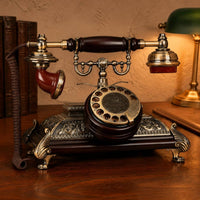 Antique Corded Telephone Ornate Corded Vintage Telephone Floral Scrollwork