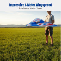 1 Meter Breadth Fixed-Wing Aircraft Drop-Resistant Electric Foam Plane Airplane Model Impact-Resistant Triangular Wing RC Plane