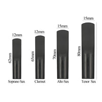 Black Alto Sax Reed Long-Lasting Resin Sax Reed Water-Resistant Resistant