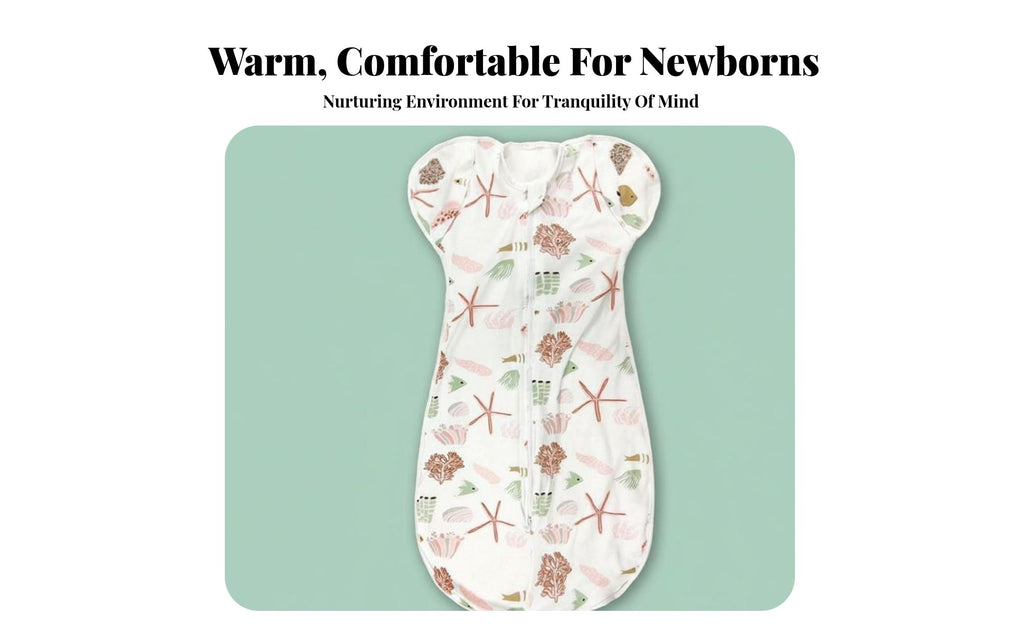 hands-ups-up fasten-and-wrap snug-fitting sleeping bag Soft and Stretchy for rest Time, Newborns