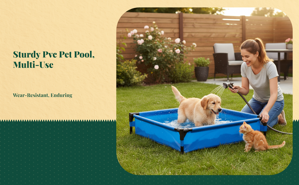 Foldable Pet Pool, Portable Dog Bath Tub, Outdoor Use