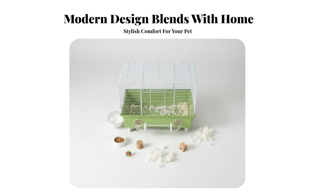 2-Story Hamster House Kit Easy entry Multitier Pet enclosure Includes Play Tubes