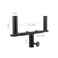 Twin Speaker Stand Stable Metal Base Tripod Speaker Designed for Surround Sound