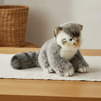 Pallas Feline Stuffed Toy Super Soft Realistic Feline Stuffed Toy Easy to Hug